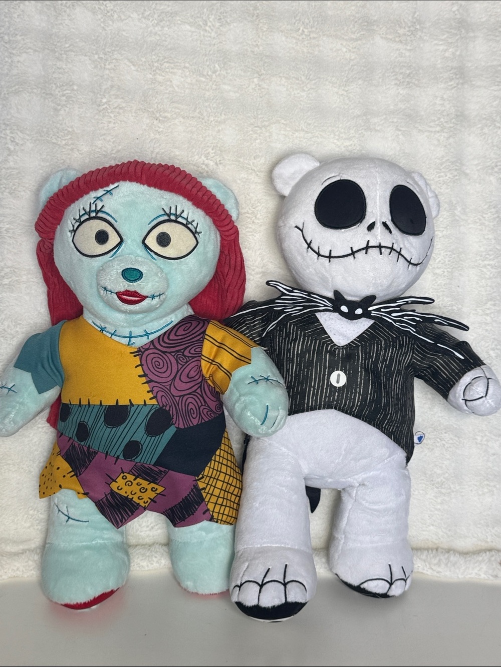 Disney Nightmare Before Christmas Sally and Jack Build A Bear BAB